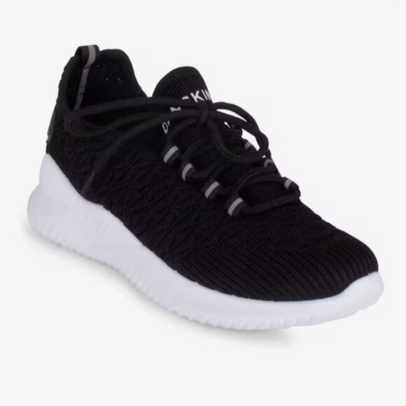 Danskin Women's Black Pull-On Soft Heel Stunt Sneaker Size 7.5 - Picture 1 of 12
